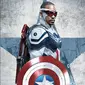 Anthony Mackie sebagai Captain America di serial The Falcon and The Winter Soldier. (Marvel Studios/Disney+)