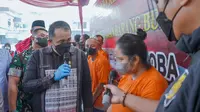 Wakil Wali Kota Medan, Aulia Rachman, saat berbicara dengan oknum kepling terlibat kasus narkoba