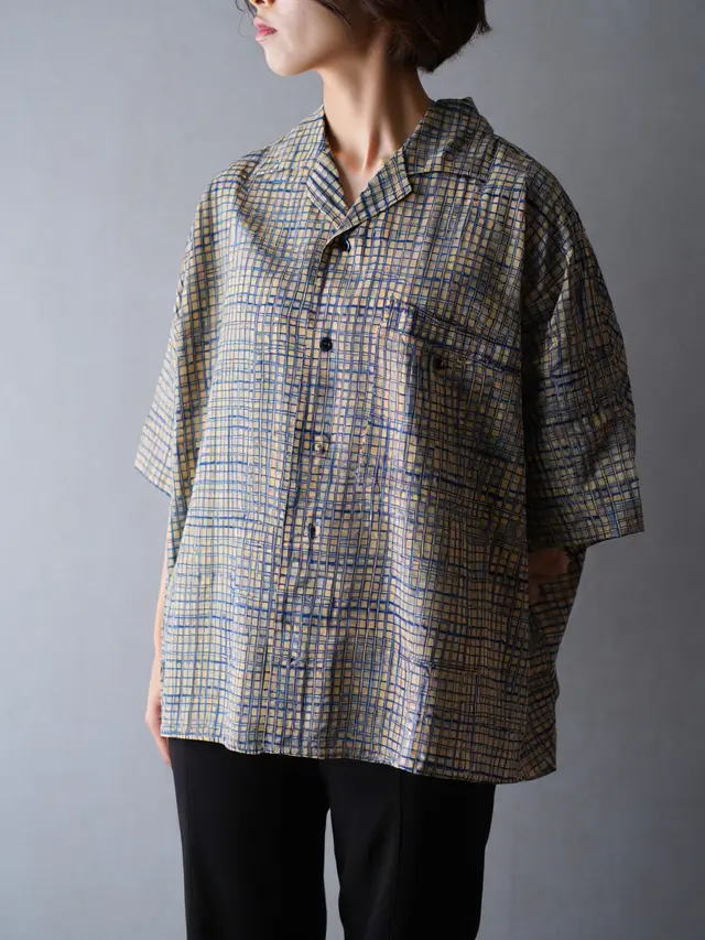 Kemeja Lurik Oversize