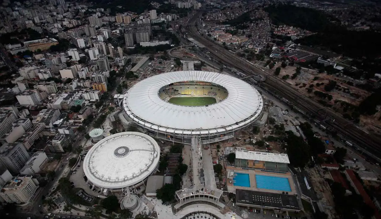 Stadion Maracana (Estadio Mario Filho) di Rio de Janeiro, kapasitas 76.804 orang (REUTERS / Ricardo Moraes)