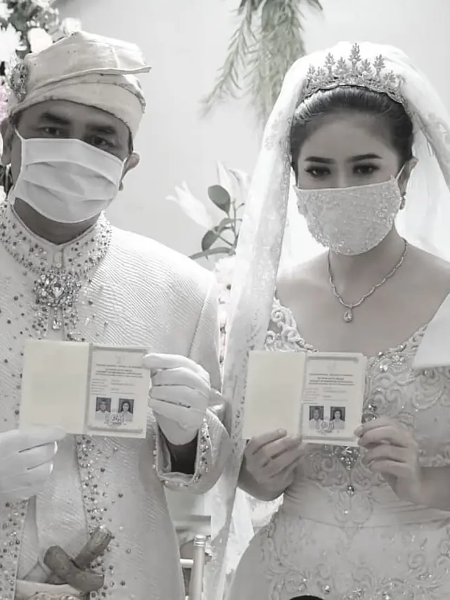 Dipersunting Pilot, Ini 6 Momen Pernikahan Qory Sandioriva Mantan Ramon Y. Tungka