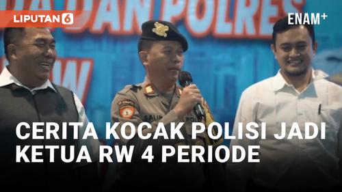 VIDEO: Kocak! Anggota Polisi Bagikan Kisah Lucu Saat Menjabat Ketua RW 4 Periode