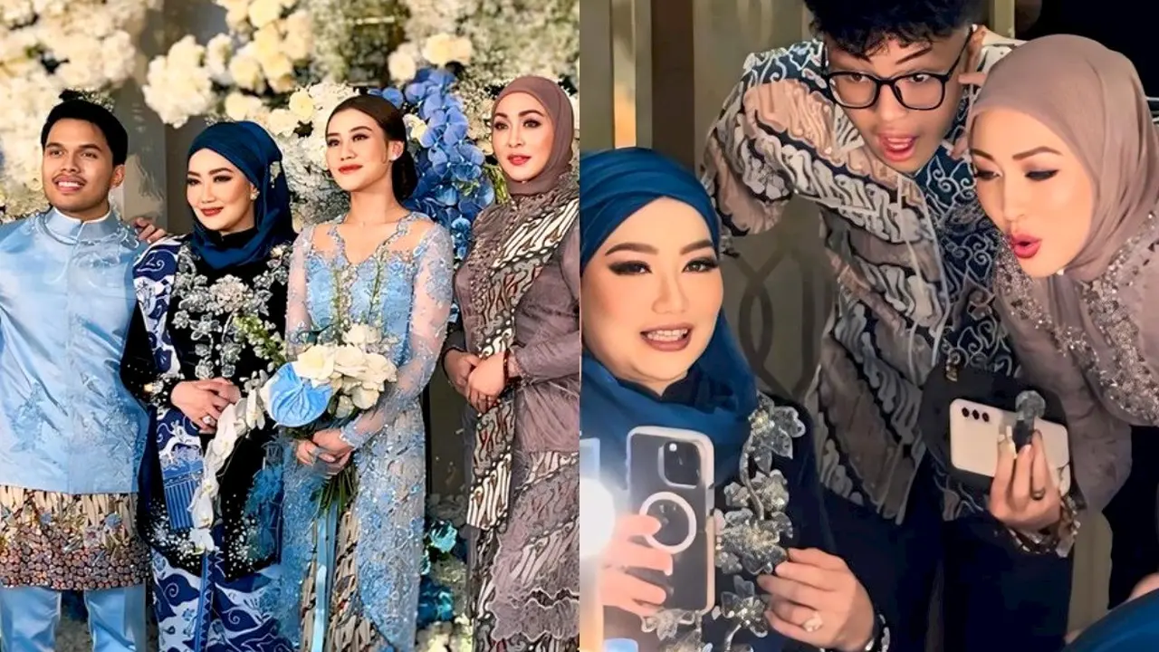 6 Potret Adu Gaya Dua Ibu Aaliyah Massaid, Reza Artamevia dan Angelina Sondakh di Acara Lamarannya