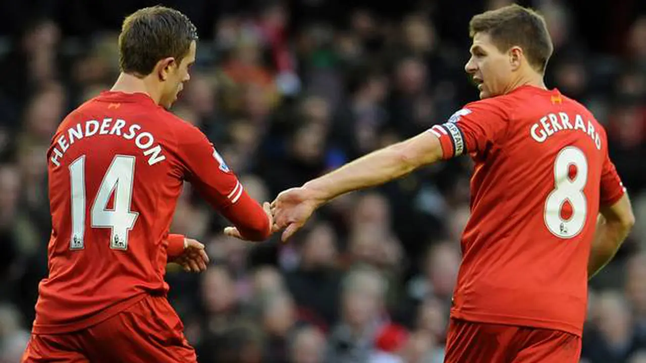 Jordan Henderson dan Steven Gerrard