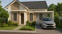 8 Desain Rumah Sederhana 7x12 dengan Taman Mini dan Garasi, Meski Tidak Mewah tapi Elegan Bikin Nyaman