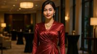 Model Kebaya Panjang tanpa Ekor untuk Berbagai Acara (created by AI)