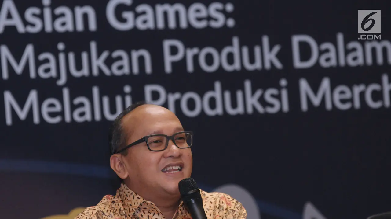 Ketua Inasgoc Perkenalkan Produk UMKM Berlisensi Asian Games 2018