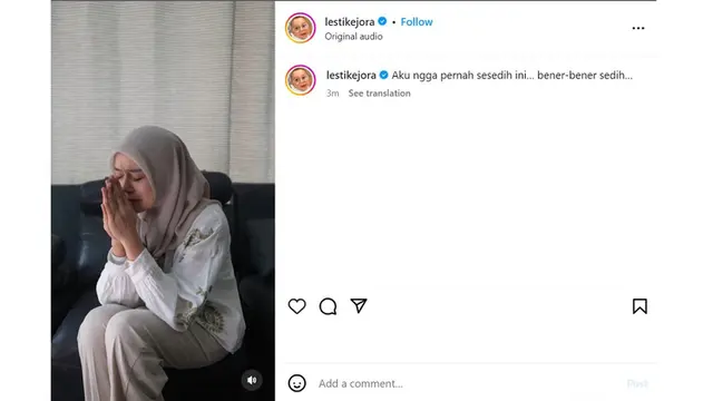 Video Tangisan Lesti Bikin Gempar, Ternyata Air Mata Bahagia Menyambut Shopee Live Perdananya!