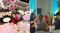 7 Potret Aura Kasih Bergaun Merah di Ultah ke-38, Gelar Pesta Meriah di Rumah