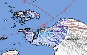 Gempa Magnitudo 4,5 Guncang Kota Sorong Papua