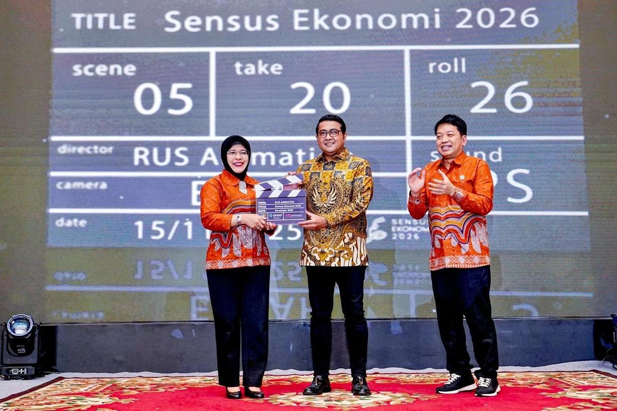 Kementeri Ekraf menyerahkan 'Public Service Announcement (PSA)' Sensus Ekonomi 2026 (SE2026) kepada Badan Pusat Statistik (BPS)