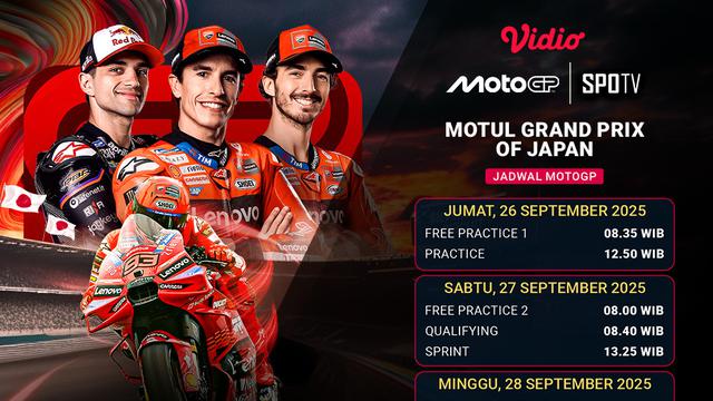 Live streaming MotoGP eksklusif di Vidio. (dok. vidio.com)