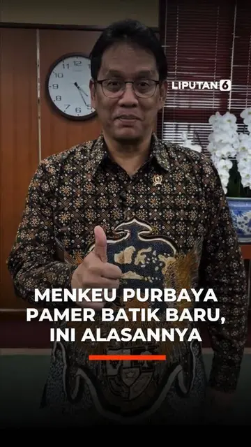 Menkeu Purbaya Pamer Batik Baru, Ini Alasannya