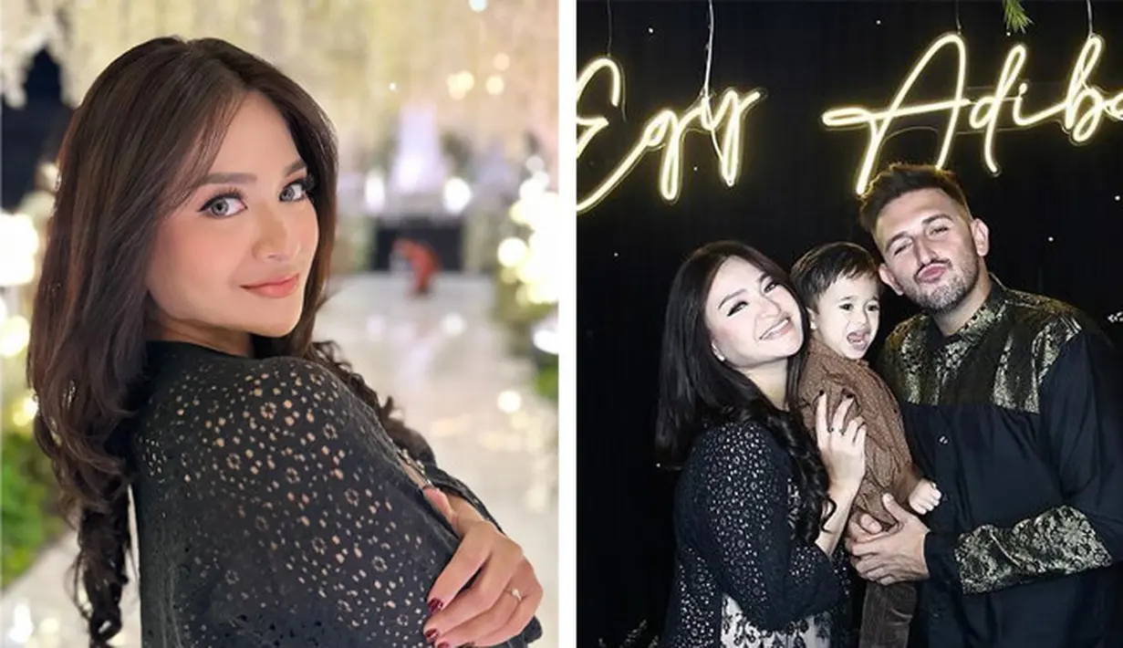 Umi Pipik baru saja menikahkan anak sulungnya, Adiba Khanza. Acara dihadiri banyak teman selebriti, salah satunya Nathalie Holscher. Mantan istri Sule itu hadir ditemani tunangannya, Ladislao Camara. [Instagram/nathalieholscher]