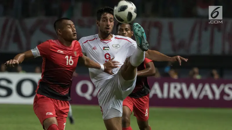 Timnas Indonesia Menyerah dari Palestina