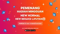 20 Pemenang Mingguan Beraksi Bareng Liputan6.com Periode 31 Juli - 6 Agustus 2020