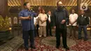 Ketua Umum Partai Gerindra Prabowo Subianto dan Ketua Umum Partai NasDem Surya Paloh melakukan konferensi pers usai pertemuan di Padepokan Garuda Yaksa, Hambalang, Bogor, Minggu (5/3/2023).Dalam pertemuan itu, Prabowo menyatakan bahwa mereka sepakat untuk saling menghormati keputusan politik masing-masing. (merdeka.com/Arie Basuki)