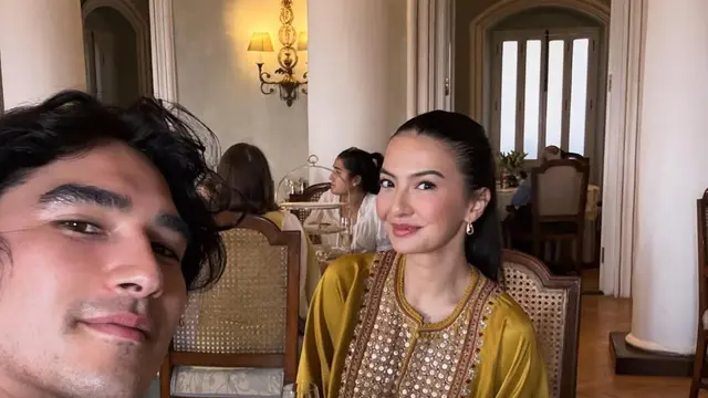 6 Pesona Raline Shah Jelajahi India, Tampil Anggun dengan Dress Mustard dan Maang Tikka Tradisional