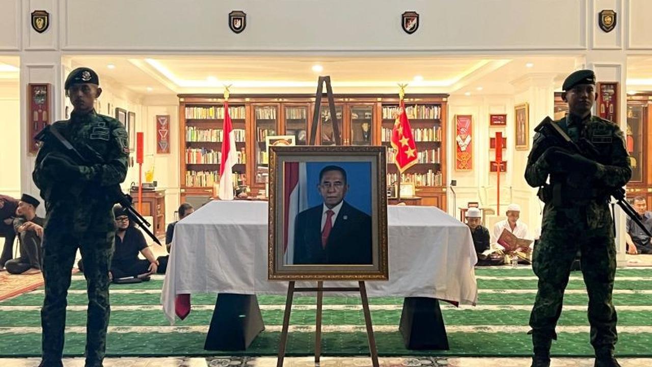 Tokoh Militer dan Pejabat Negara Melayat Ryamizard Ryacudu Meninggal di Cikeas