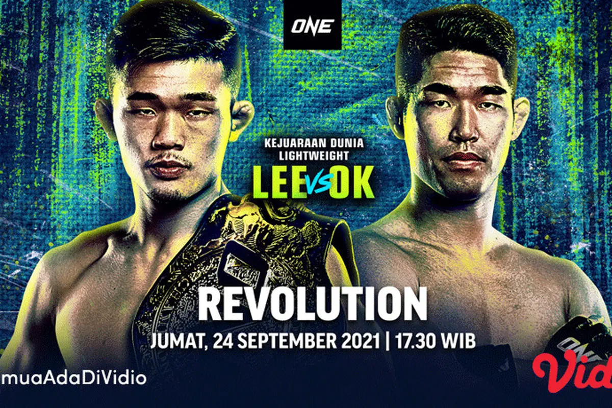 Link Live Streaming One Championship Revolution di Vidio, Jumat 24 September 2021