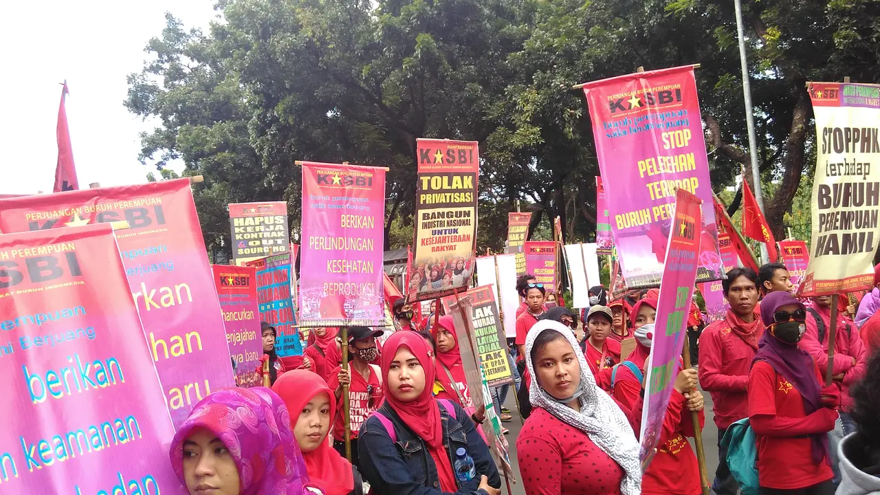 Demo Buruh Perempuan
