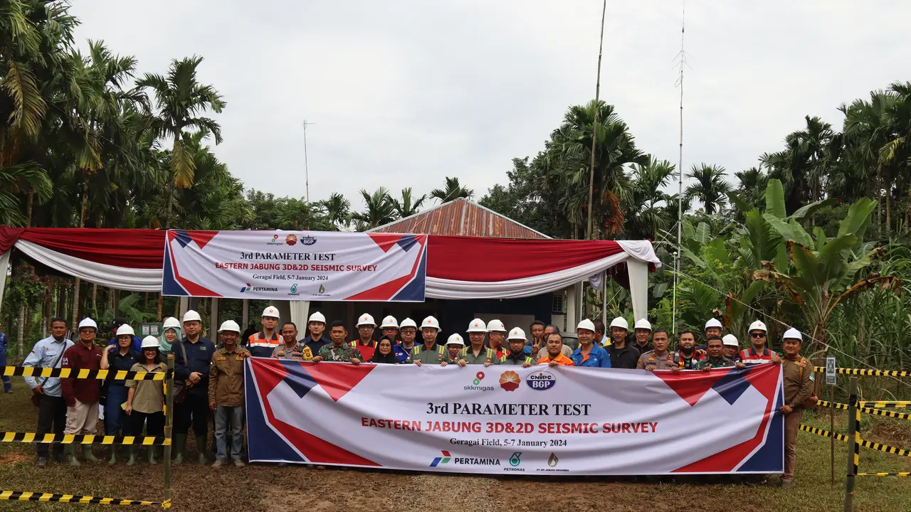SKK Migas dan PetroChina International Jabung Ltd. (PCJL) melanjutkan Survei Seismik 3 Dimensi (3D) & 2 Dimensi (2D) “Eastern Jabung” di Januari 2024. (Dok SKK Migas)