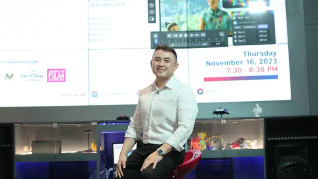 Steve Arounsack, antropolog visual untul film Disney "Raya and The Last Dragon" dalam wawancara khusus bersama Liputan6.com di Jakarta, Kamis (16/11/2023). (Liputan6.com)