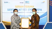 PT Kereta Api Indonesia (Persero)atau KAI  memperoleh Sertifikat ISO 37001:2016 (dok: KAI)