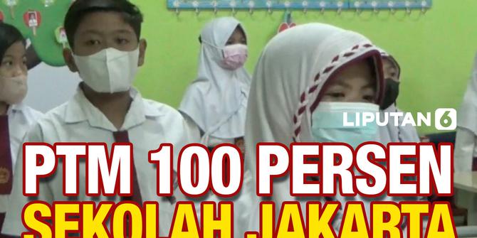 VIDEO: Suasana PTM 100 Persen di Jakarta Saat Pandemi Covid-19