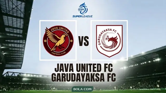 Ilustrasi Java United FC Vs Garudayaksa FC