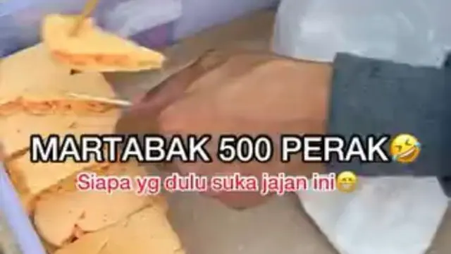 Jajanan Murah Meriah, Ada Martabak Manis Mini Seharga Rp500