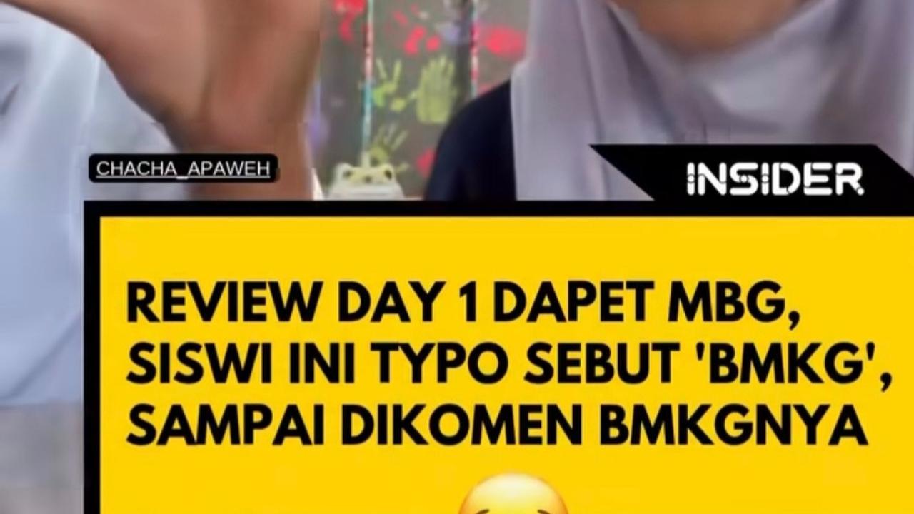 Kocak! Murid SD Salah Sebut MBG jadi BMKG, Netizen Nyeletuk: Lauknya Oseng Lempeng Tektonik