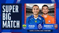 Persib Bandung vs Borneo FC, Kamis 25 April 2024. (Sumber: Dok. Vidio.com)