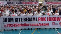 Relawan se-Provinsi Riau Gaungkan Joom Kite Besame Pak Jokowi 2024 (Istimewa)