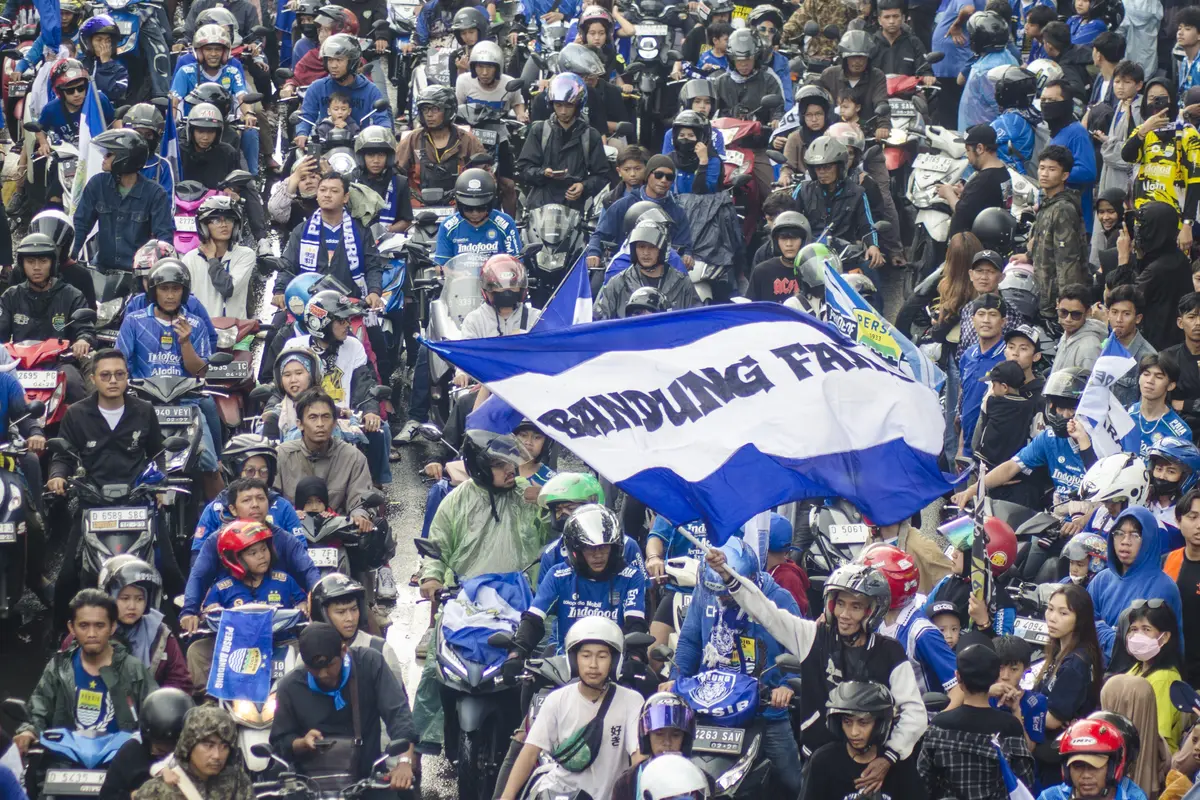 pawai persib bandung bobotoh