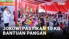 Jokowi Bagikan BLT El Nino dan Temui Penerima TORA