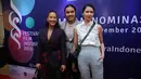 Tara Basro Chico Jerikho, dan Laura Basuki, Duta Festival Film Indonesia 2019. (Adrian Putra/Fimela.com)
