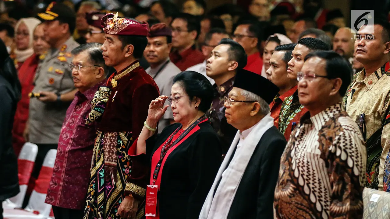 Jokowi hingga Prabowo Hadiri Kongres V PDIP di Bali