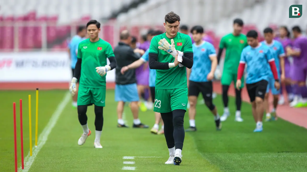 Official Training Timnas Vietnam Jelang Laga Semifinal Piala AFF 2022 Melawan Timnas Indonesia