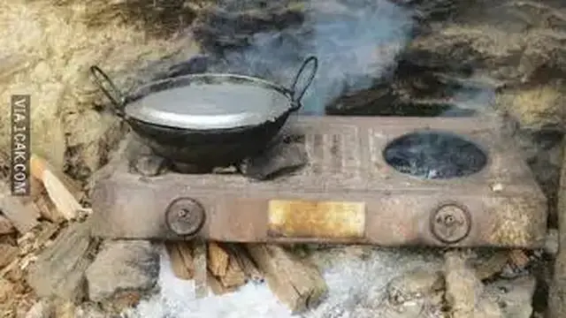 6 Potret Nyeleneh Orang Pakai Kompor Gas Ini Bikin Tepuk Jidat