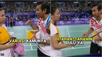 Viral video pelatih beri arahan kepada pebulutangkis asal Belgia dengan memakai Bahasa Indonesia. (sumber: X/@VidioSports)