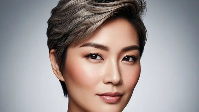 Pixie Cut dengan Layer Bertekstur