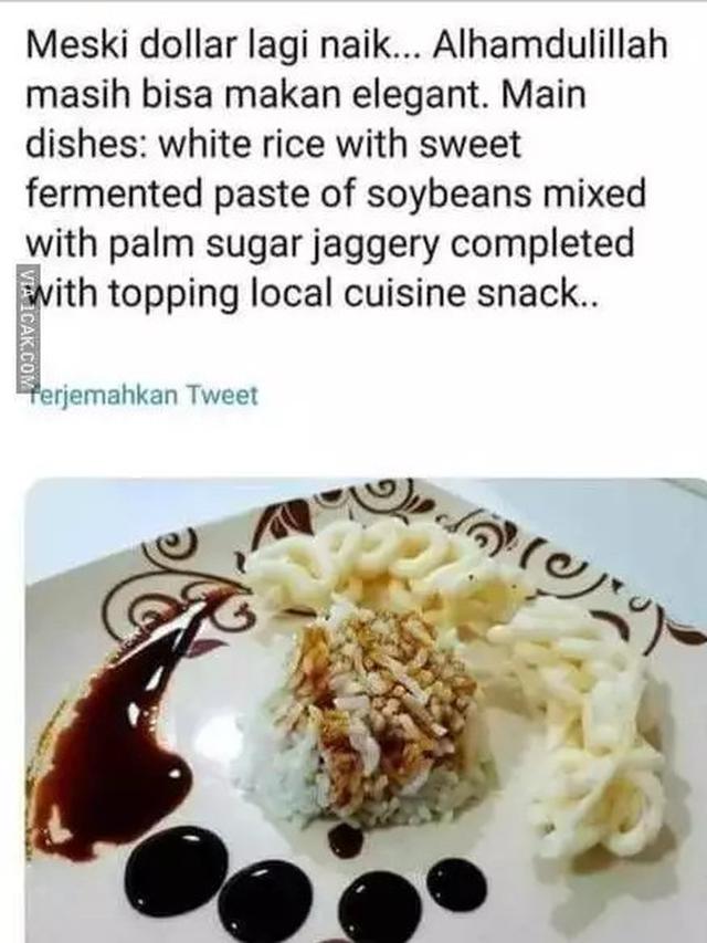 6 Potret Makanan Gagal 'Western' Ini Bikin Senyum Tipis, Penampakan Jauh Beda