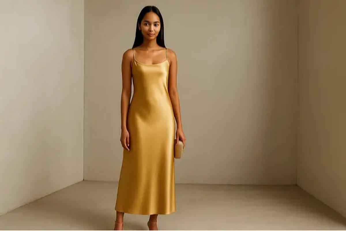8 Model Dress Panjang Warna Gold 2025, Pilihan Aaliyah Massaid yang Elegan dan Anggun