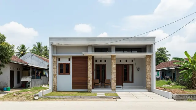 Teras Cor Dak Berpilar