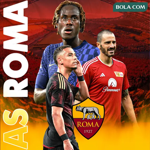 AS Roma - Pemain bidikan AS Roma: Bonucci, Chalobah, Thilo Kehrer