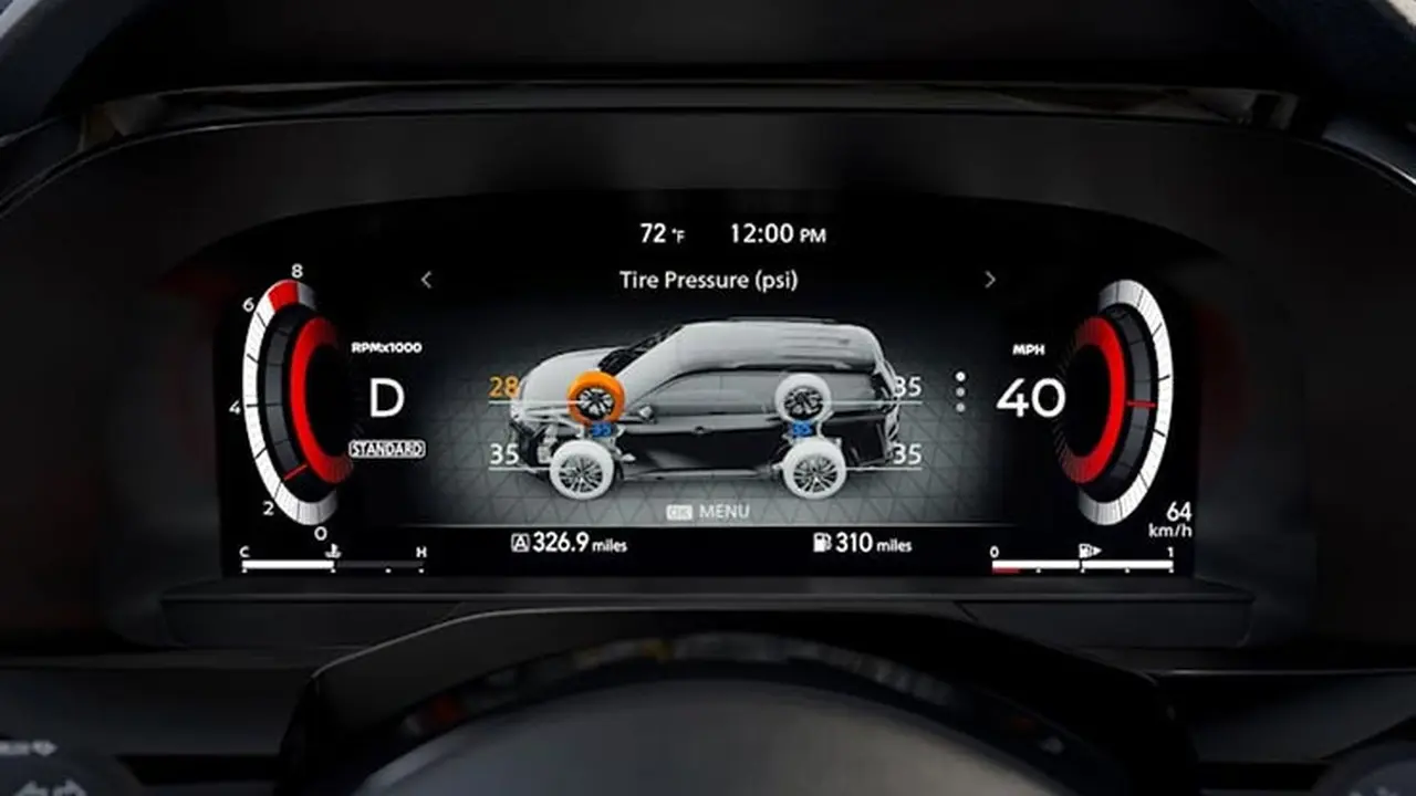 Teknologi terbaru mobil Nissan mengandalkan Easy-fill Tire Alert (Carscoops)