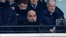 City sempat unggul lebih dulu melalui gol Bernardo Silva pada babak pertama. West Ham kemudian menyamakan kedudukan empat menit berselang lewat sundulan Konstantinos Mavropanos. (Bradley Collyer/PA via AP)