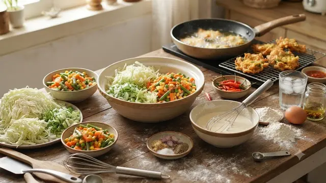 Bahan-bahan Bakwan Mix Veggie