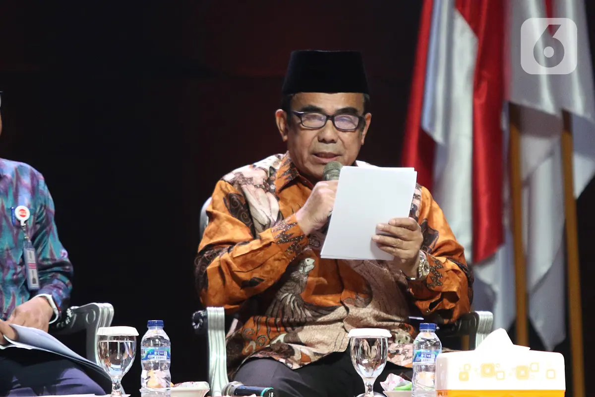 Menag Fachrul Razi Bahas Pembangunan SDM di Rakornas Indonesia Maju